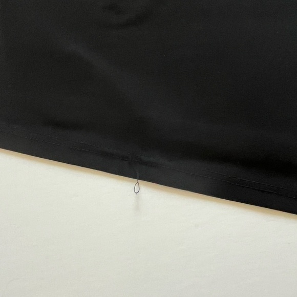 Clara Sun Woo Kerchief Angle Asymmetrical Hem Tunic Small Black - Picture 5 of 7